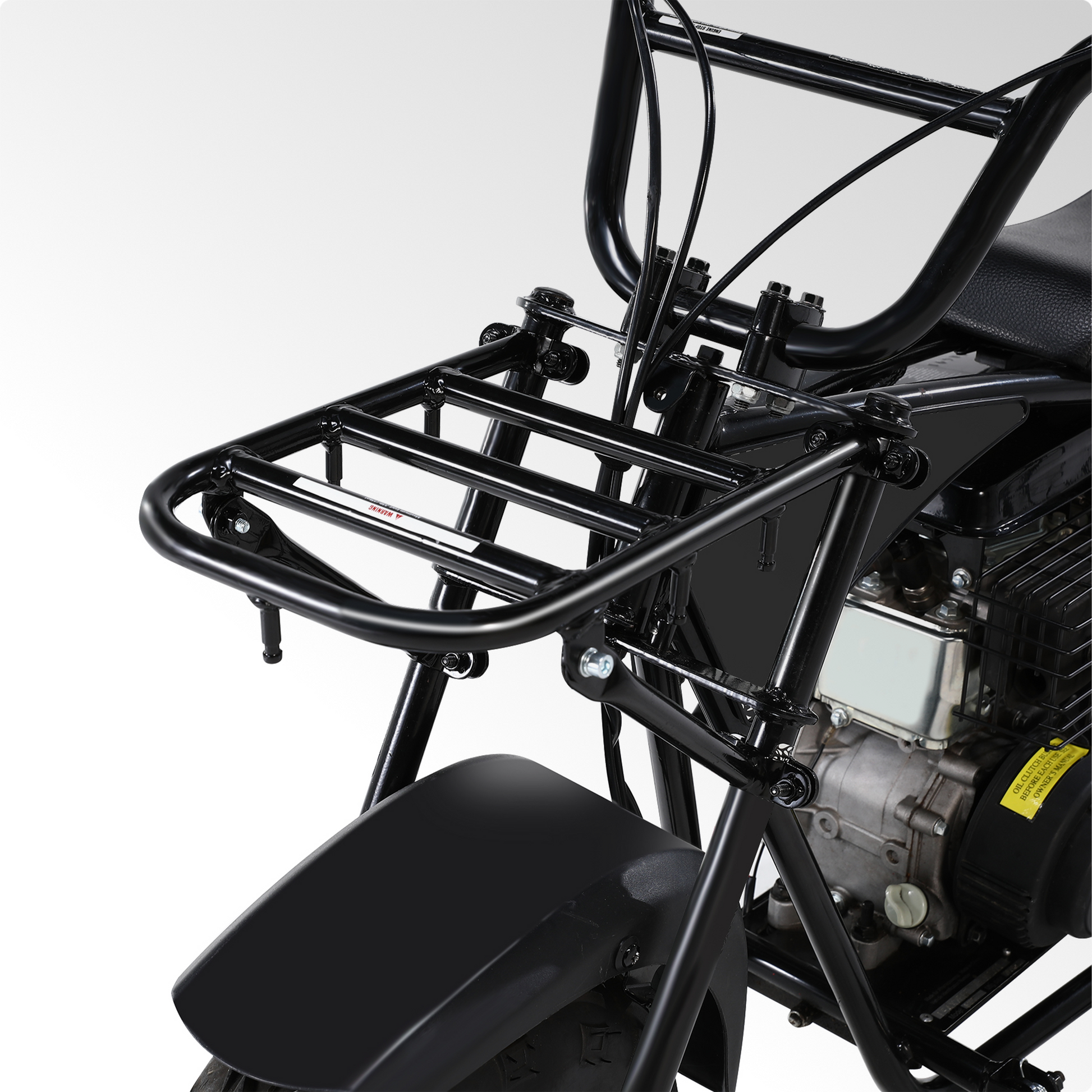 coleman mini bike carrier Oryxearth Mini Bike Front Luggage Rack Carrier, Motorcycle Carrier Shelf Bracket for Coleman RB100 FRP GMB100 Realtree RT100
