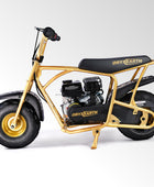 Oryxearth BRM100-4 99CC Off-Road Gas Mini Bike for Adults & Teens, Limited Edition Gold, Supports Up to 220 lbs