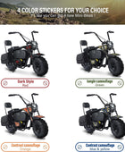 Oryxearth Elektro-Dirtbike für Kinder mit Scheinwerfer und tragbarer Tasche