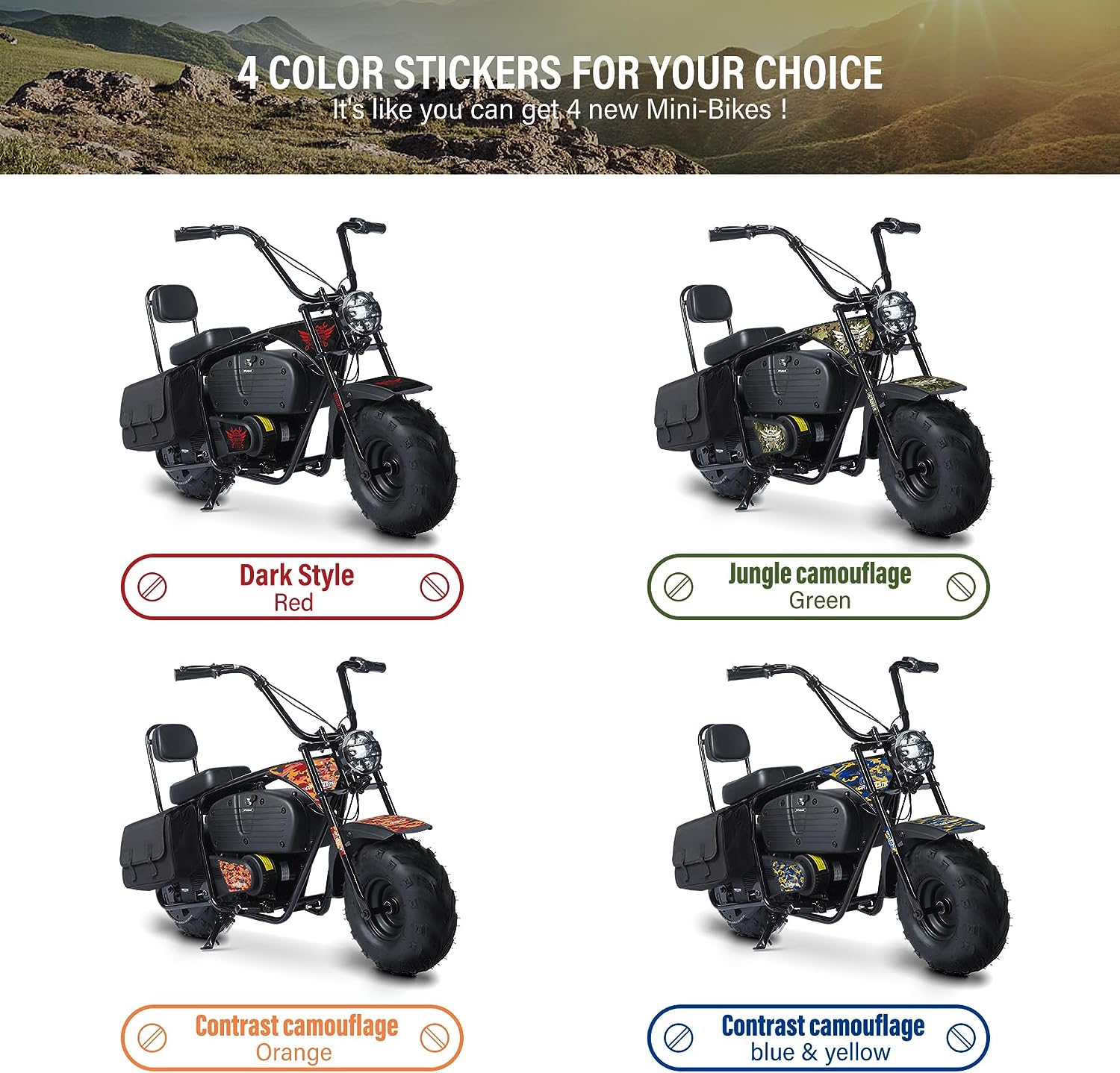 Oryxearth Elektro-Dirtbike für Kinder mit Scheinwerfer und tragbarer Tasche