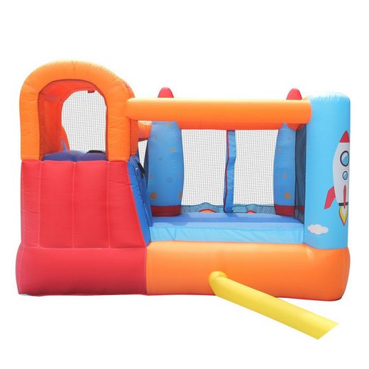 ヒュプフブルク ホームMiYN ヒュプフブルク mit Gebläse für Kinder – Spielplatz im Freien、370 cm x 260 cm x 185 cm (L x B x H) 