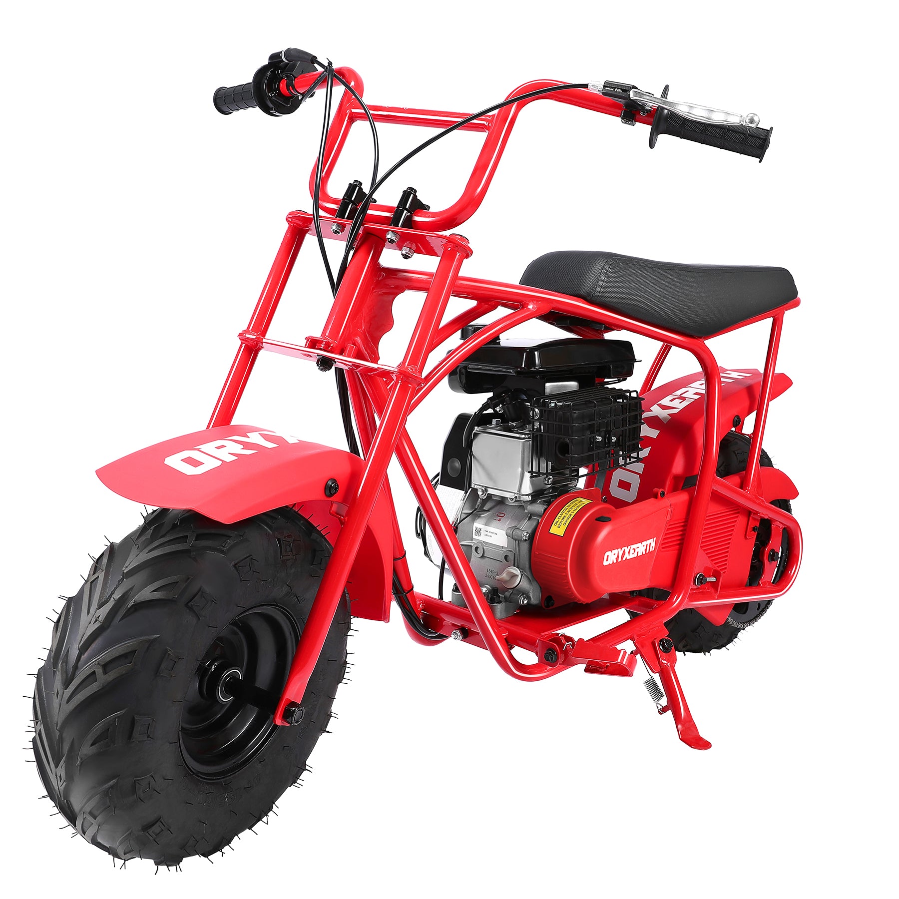 Oryxearth BRM100P-1 105CC Off-Road Gas Mini Bike for Adults & Teens, Red Edition, Up to 220 lbs