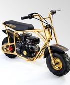 Oryxearth BRM100-4 99CC Off-Road Gas Mini Bike for Adults & Teens, Limited Edition Gold, Supports Up to 220 lbs