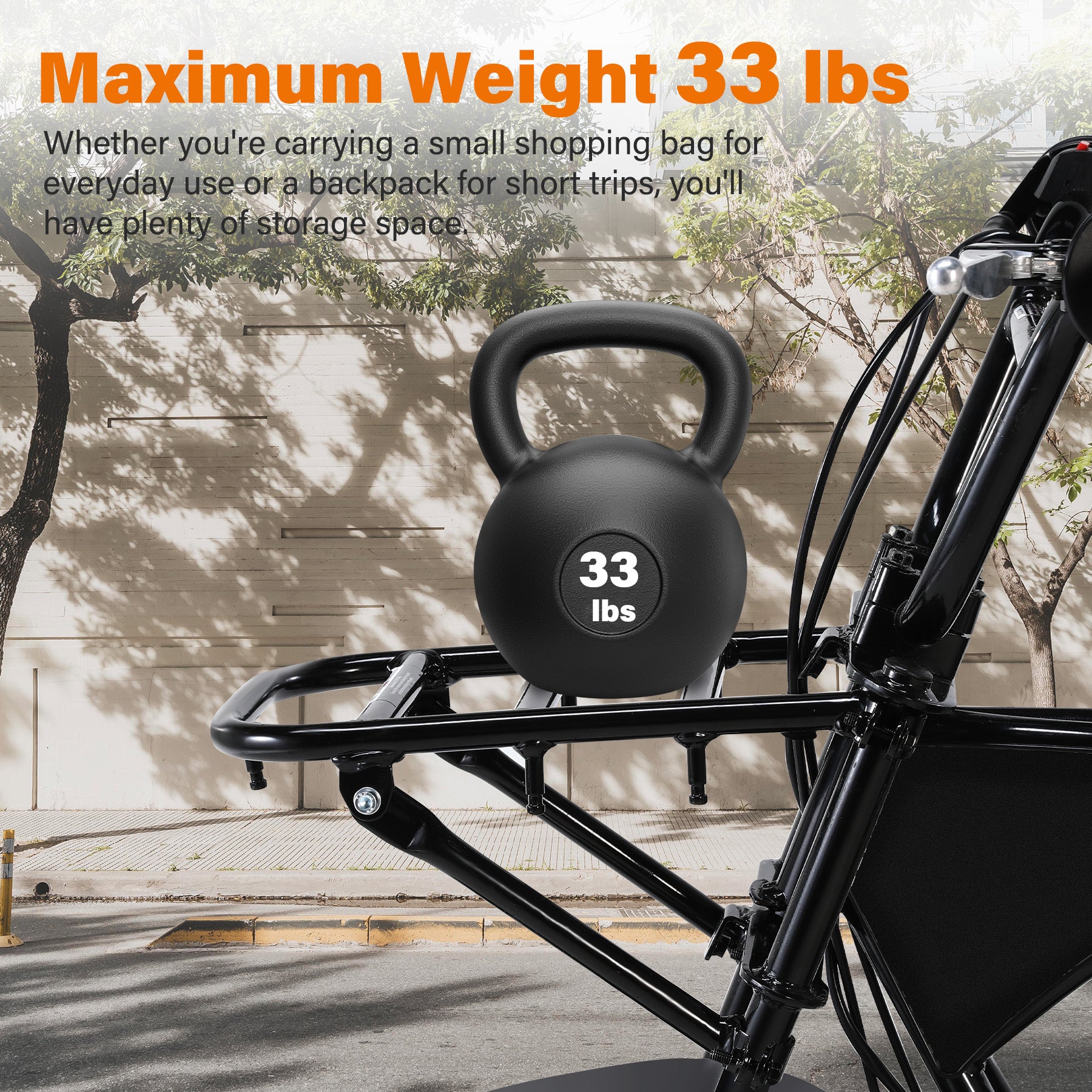 Oryxearth Mini Bike Front Luggage Rack Carrier, Motorcycle Carrier Shelf Bracket for Coleman RB100 FRP GMB100 Realtree RT100