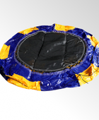 Oryxearth 10FT Inflatable Water Trampoline, Portable Bounce Swim Platform with Electric Air Pump & 4-Step Ladder, with ASTM F381-16 Certified for Pool, Lake and Water Sports, Yellow & Blue