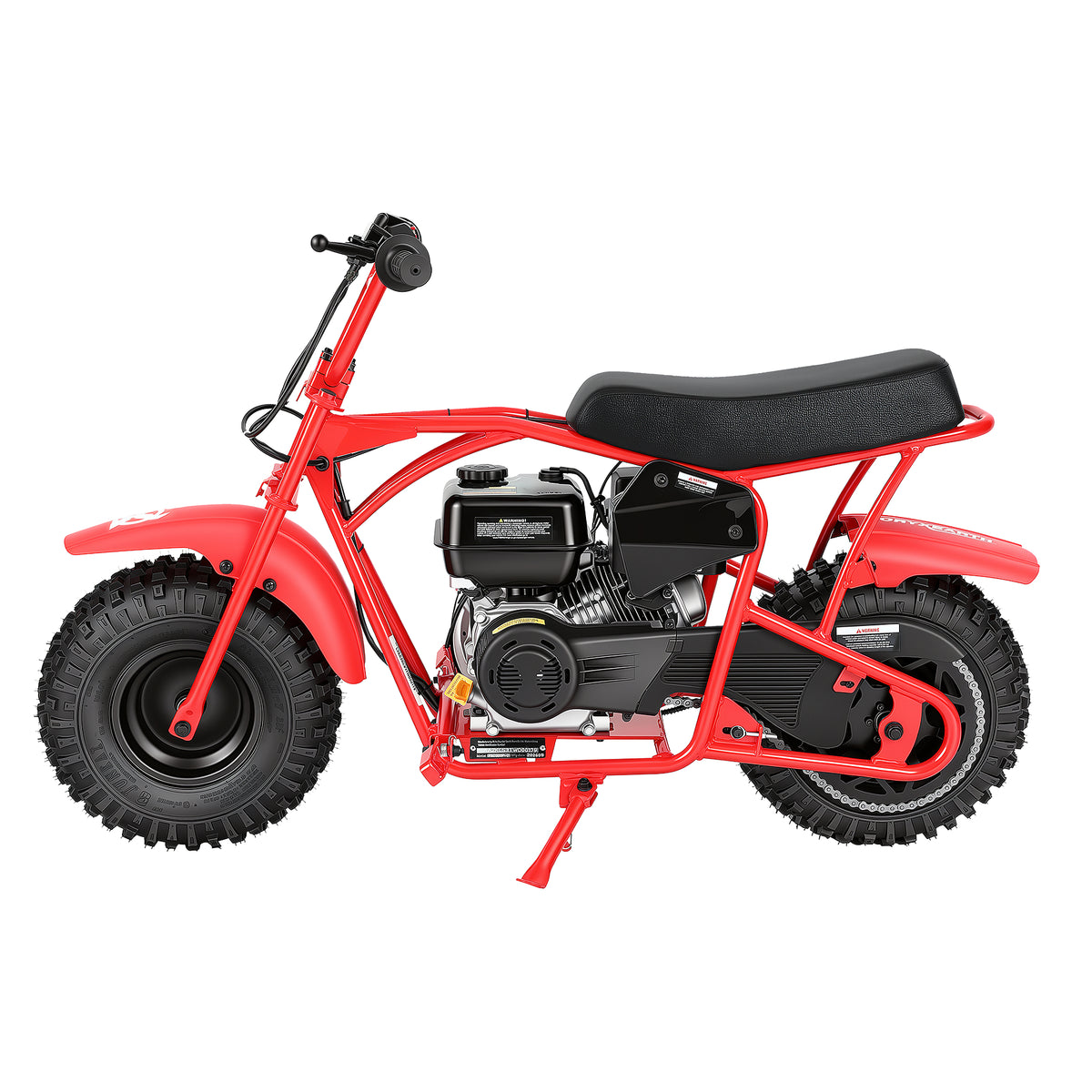 Oryxearth BRM200-1 196cc Gas Mini Bike, 35 MPH 4-Stroke Mini Dirt Bike, Off-Road Pit Bike for Adults & Teens, 220 lbs Max Load