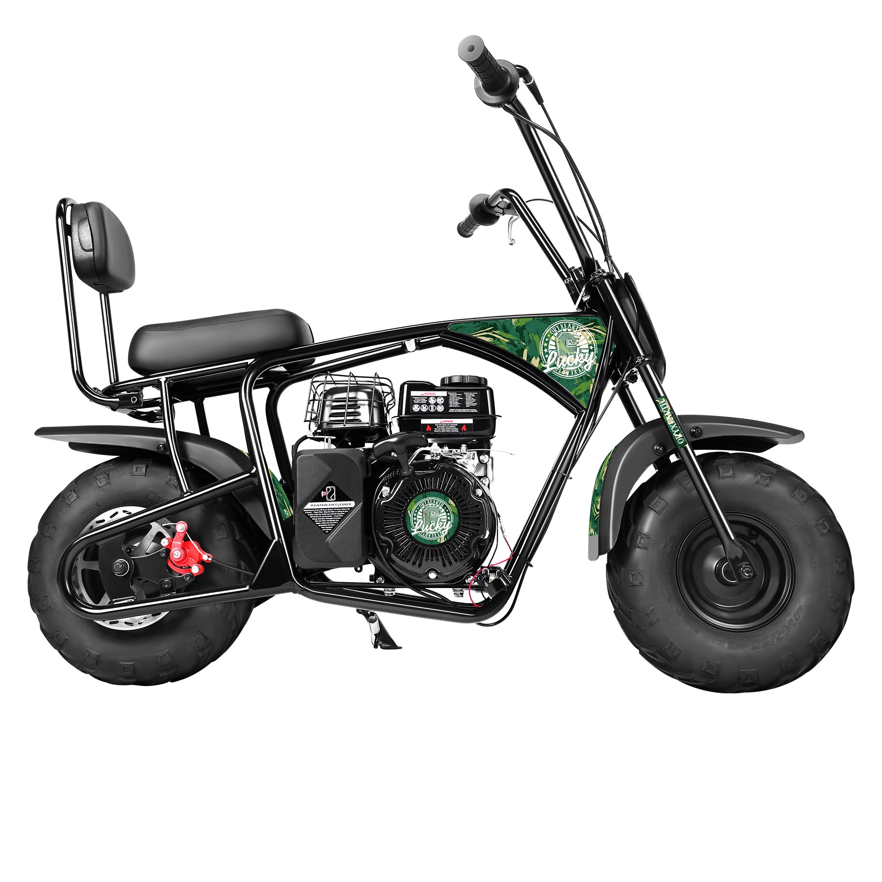Oryxearth Moto BRM100-4  99cc Off-Road Gas Mini Bike for Adults & Teens — Up to 220 lbs
