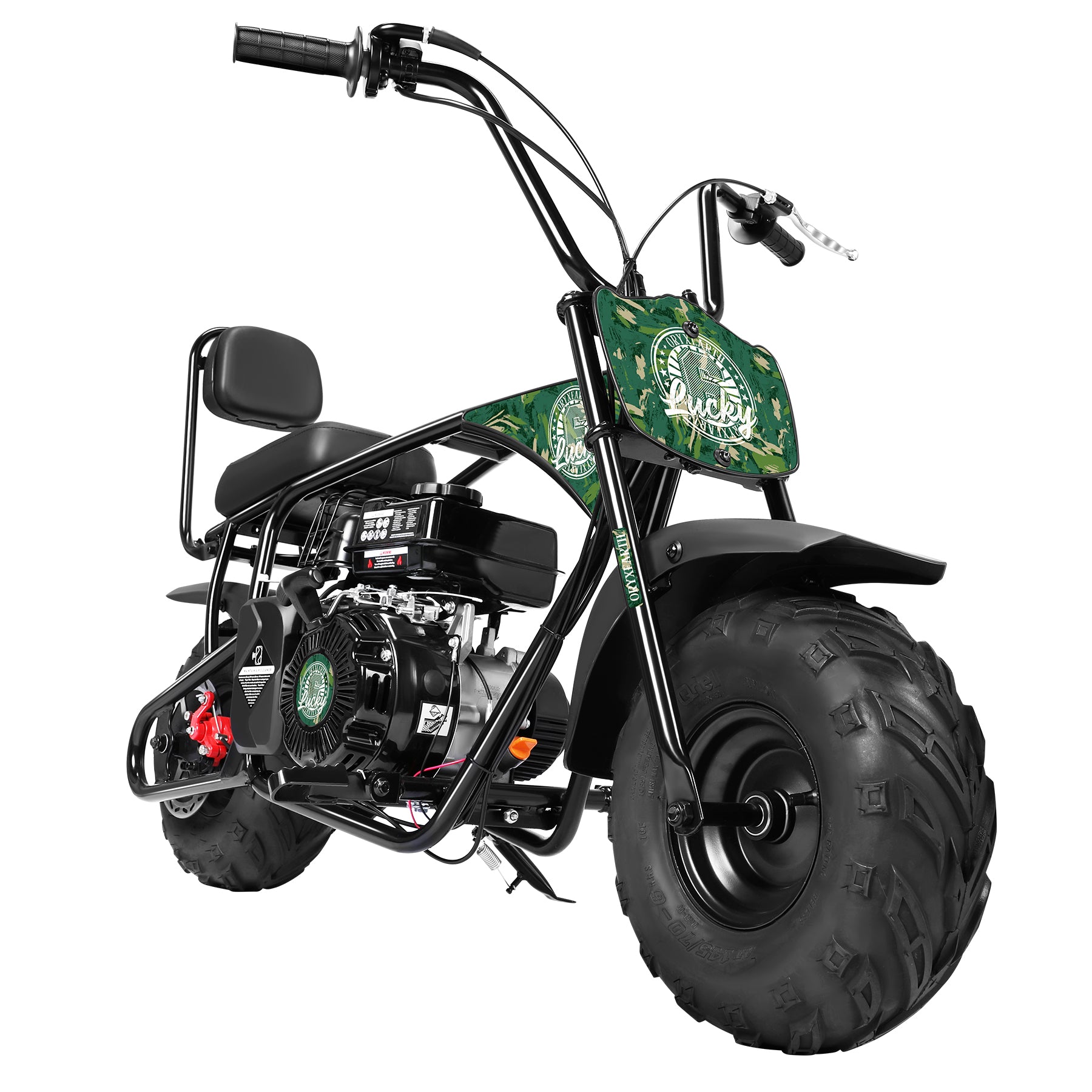 Oryxearth Moto BRM100-4  99cc Off-Road Gas Mini Bike for Adults & Teens — Up to 220 lbs