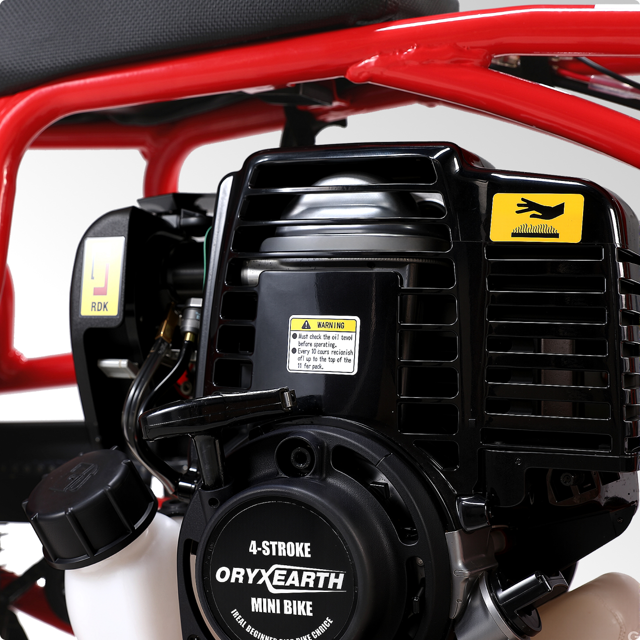 Oryxearth 37.7CC Mini Dirt Bike, 4-Stroke Gas Power 16 mph Bike,Off Road for Teens, Pull Start