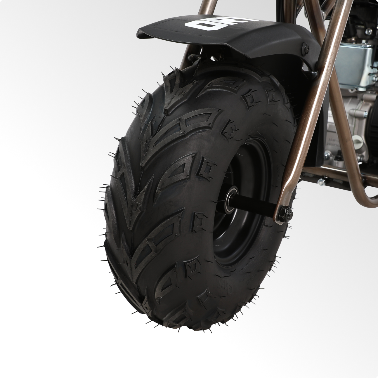 BRM100P-1 Gas Mini Bike-Rust Brown,Up to 28 MPH