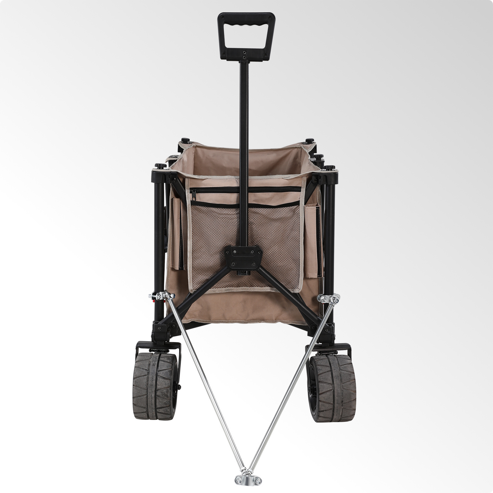 Oryxearth Mini Adjustable Tow Bar, Small Bucket Cart Pull Rod, Wagon Pull Rod for Camping Garden Cleanup