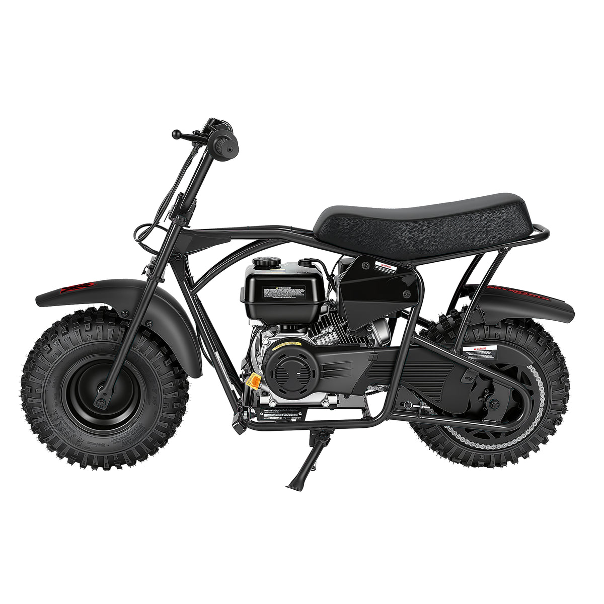 Oryxearth BRM200-1 196cc Gas Mini Bike, 35 MPH 4-Stroke Mini Dirt Bike, Off-Road Pit Bike for Adults & Teens, 220 lbs Max Load