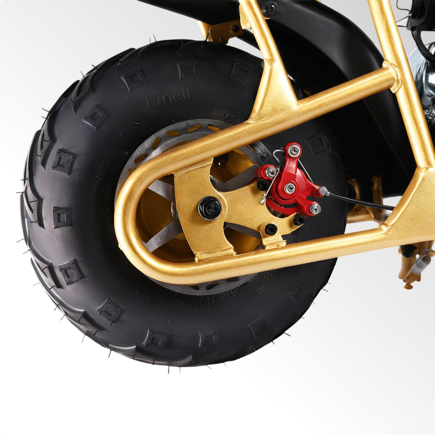 Oryxearth BRM100-4 99CC Off-Road Gas Mini Bike for Adults & Teens, Limited Edition Gold, Supports Up to 220 lbs