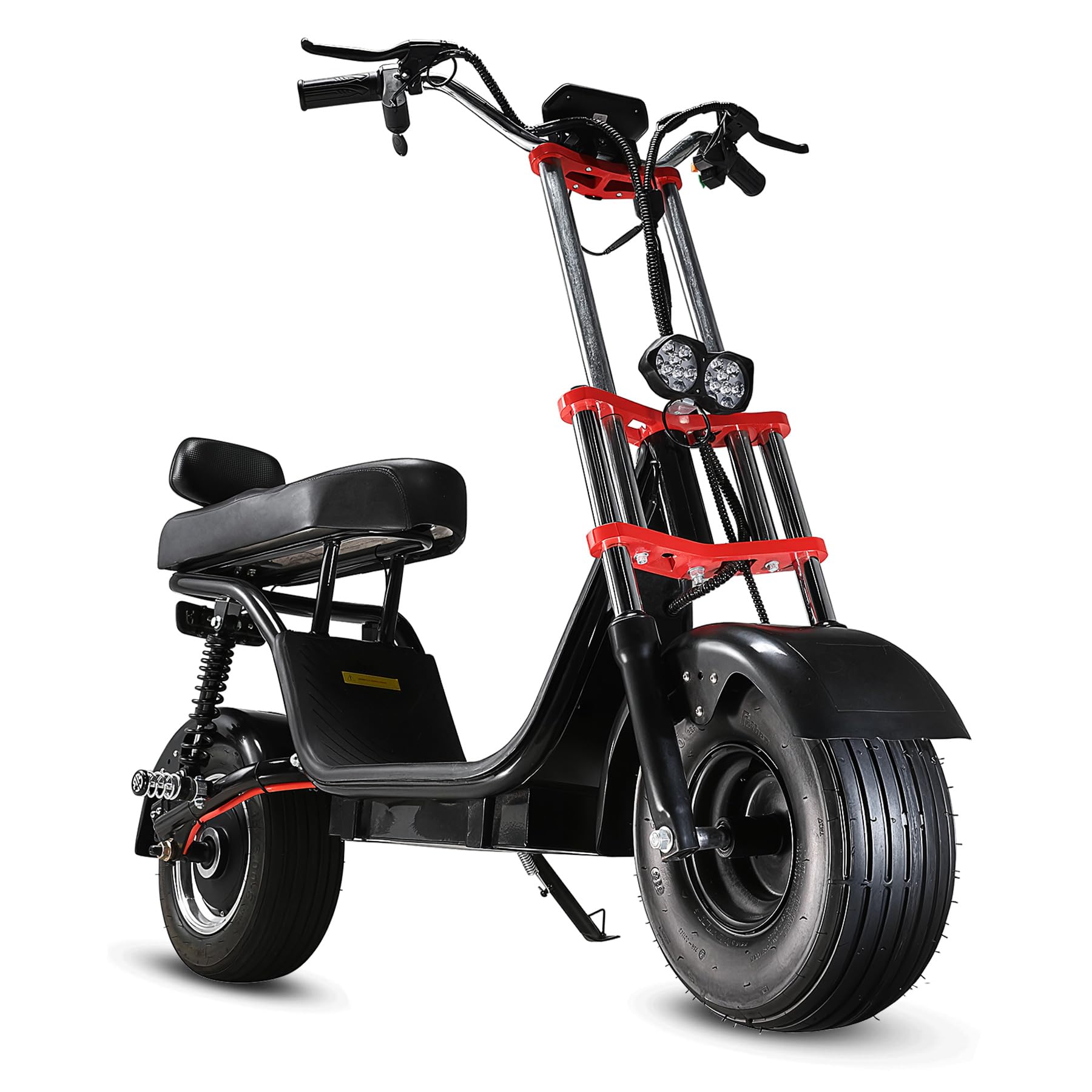 Oryxearth Adult Fat Tire, All-Terrain, Black Electric Bike