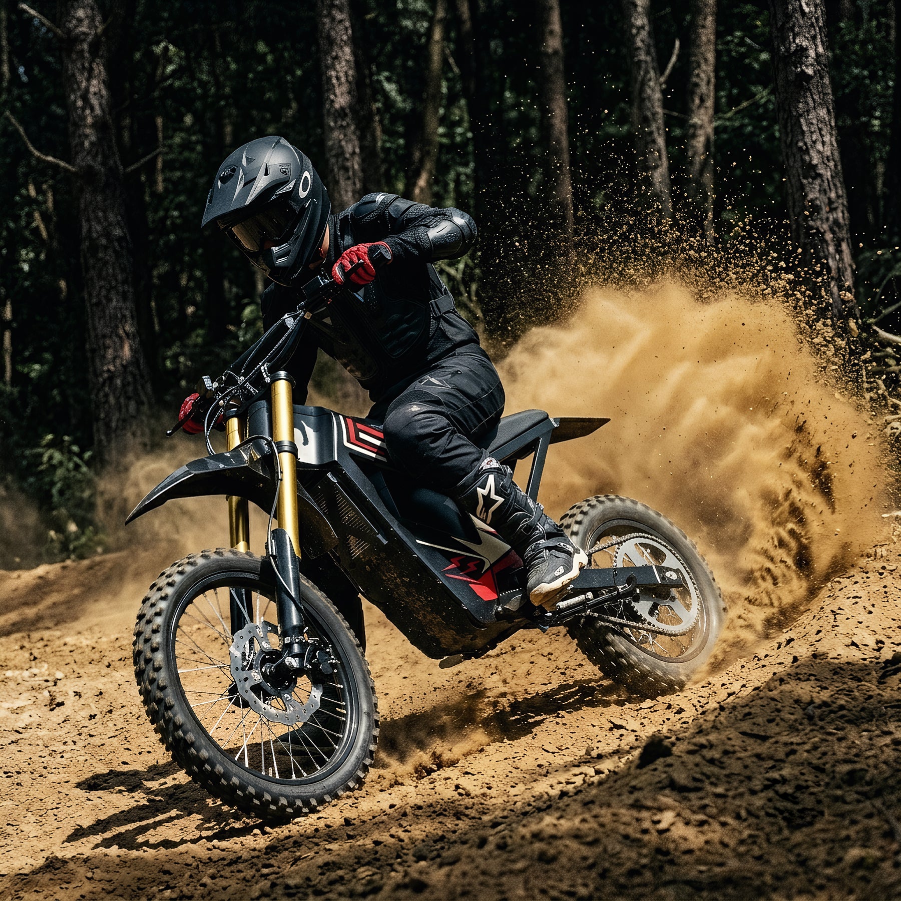 Oryxearth VRME1000-6 Lightweight Off-Road Electric Dirt Bike For Teens & Adults