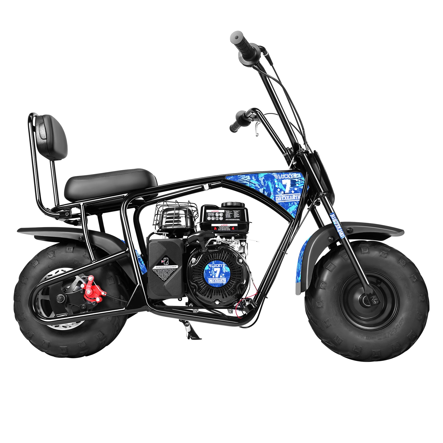 Oryxearth Moto BRM100-4  99cc Off-Road Gas Mini Bike for Adults & Teens — Up to 220 lbs