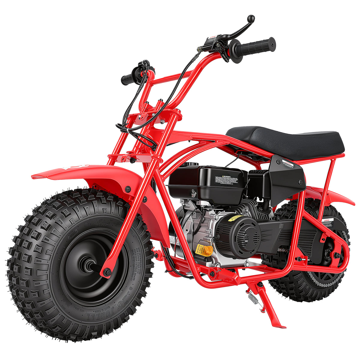 Oryxearth BRM200-1 196cc Gas Mini Bike, 35 MPH 4-Stroke Mini Dirt Bike, Off-Road Pit Bike for Adults & Teens, 220 lbs Max Load