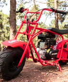 Oryxearth BRM100P-1 105CC Off-Road Gas Mini Bike for Adults & Teens, Red Edition, Up to 220 lbs