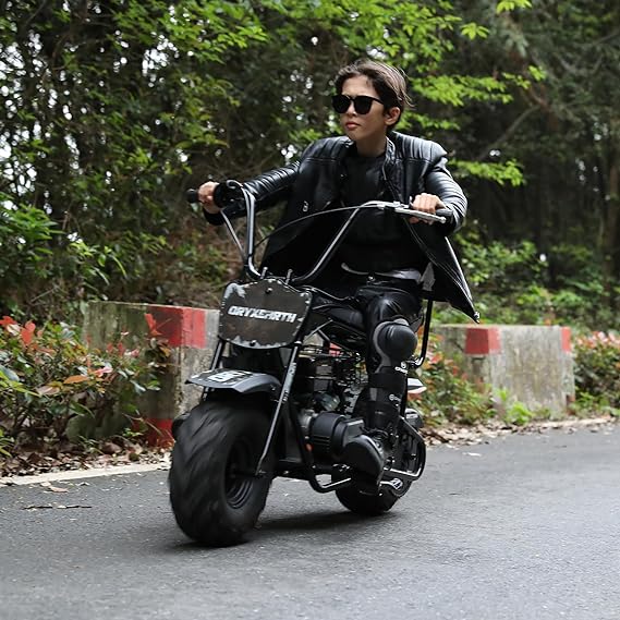 【WMT】Oryxearth 99CC Gas Powered Mini Dirt Bike - Up to 24 MPH, 185 LBS Capacity