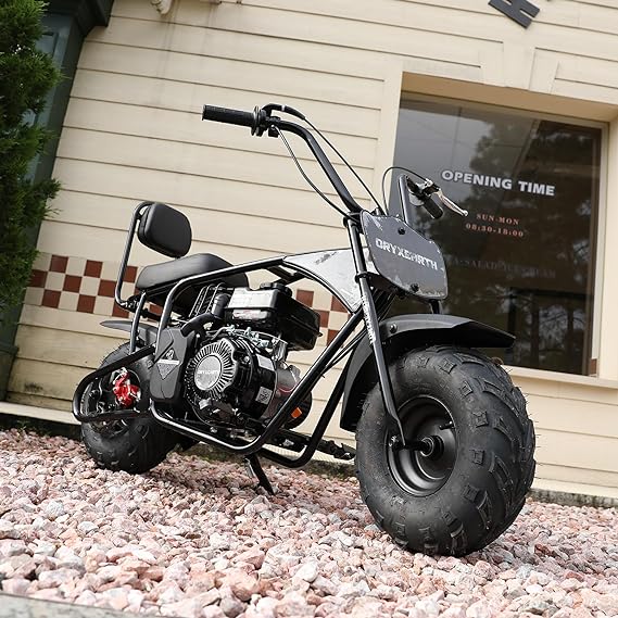 【WMT】Oryxearth 99CC Gas Powered Mini Dirt Bike - Up to 24 MPH, 185 LBS Capacity