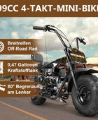 Kinder Dirt Bike 99CC, 4-Takt Benzin, Automatikgetriebe, Offroad, ab 13 Jahre