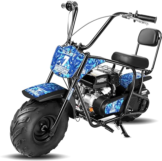 【WMT】Oryxearth 99CC Gas Powered Mini Dirt Bike - Up to 24 MPH, 185 LBS Capacity