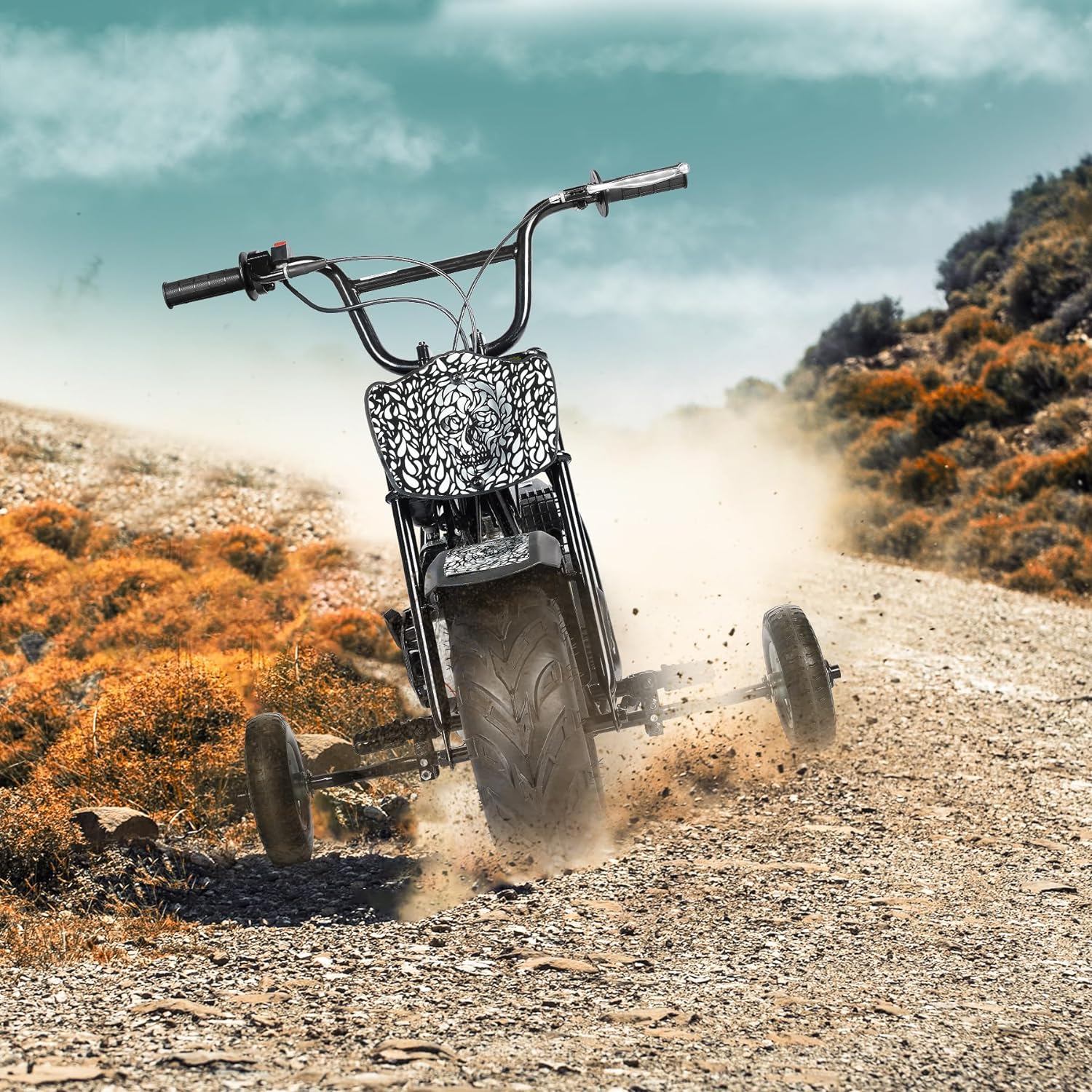 Oryxearth Universal Dirt Bike Training Wheels Compatible with Coleman Rb100 Realtree Rt100 Motovox Mbx10 Mbx11 Mini Bike,Kids Motorcycle Parts for Most Gas Mini Pit Bikes Electric Trail Bike