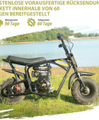 OFFROAD-DIRT-BIKE FÜR KINDER 105CC, 4-Takt-Benzin, Automatikgetriebe, für Kinder ab 13 Jahren, Bürstenmuster