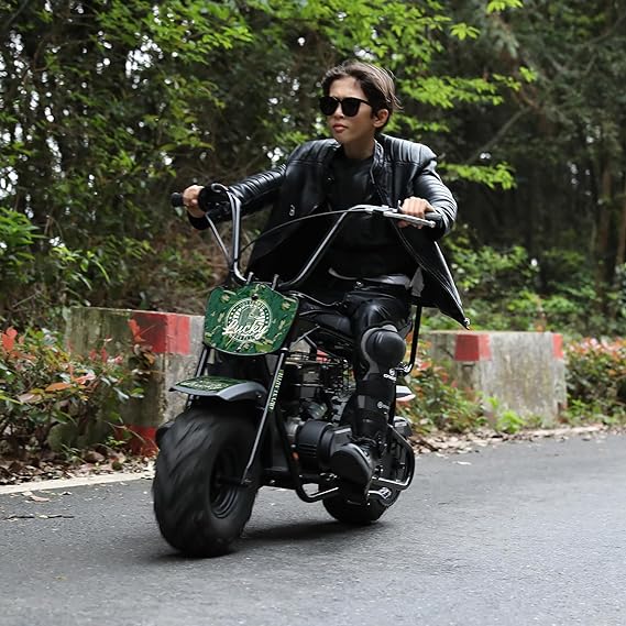 【WMT】Oryxearth 99CC Gas Powered Mini Dirt Bike - Up to 24 MPH, 185 LBS Capacity