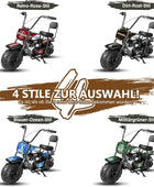 Kinder Dirt Bike 99CC, 4-Takt Benzin, Automatikgetriebe, Offroad, ab 13 Jahre