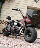 Oryxearth 99CC Gas Powered Mini Dirt Bike - Up to 24 MPH, 185 LBS Capacity