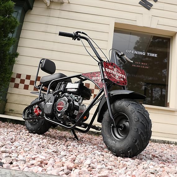 【WMT】Oryxearth 99CC Gas Powered Mini Dirt Bike - Up to 24 MPH, 185 LBS Capacity