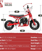 Oryxearth 37.7CC Gas Powered Mini Dirt Bike