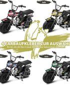 OFFROAD-DIRT-BIKE FÜR KINDER 105CC, 4-Takt-Benzin, Automatikgetriebe, für Kinder ab 13 Jahren, Bürstenmuster