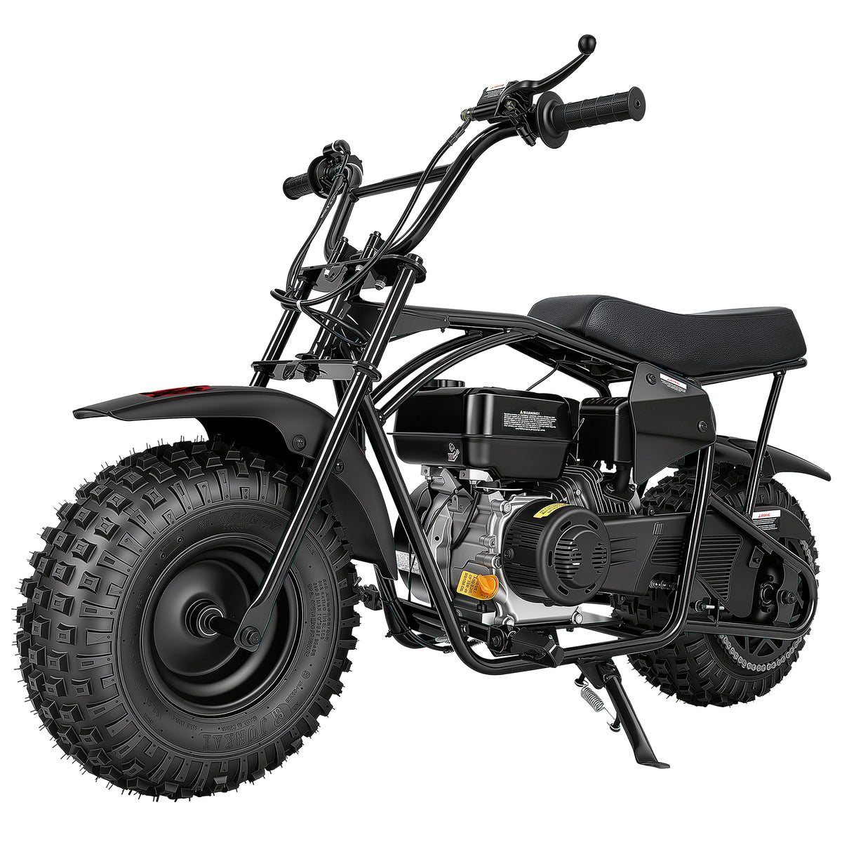 Oryxearth BRM200-1 196cc Gas Mini Bike, 35 MPH 4-Stroke Mini Dirt Bike, Off-Road Pit Bike for Adults & Teens, 220 lbs Max Load