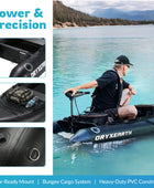 Professional 10.8ft Inflatable Fishing Boat for Adults - Heavy Duty Pontoon Skiff with Aluminum Seat, Includes Pump, Oars & Stabilizer Fin