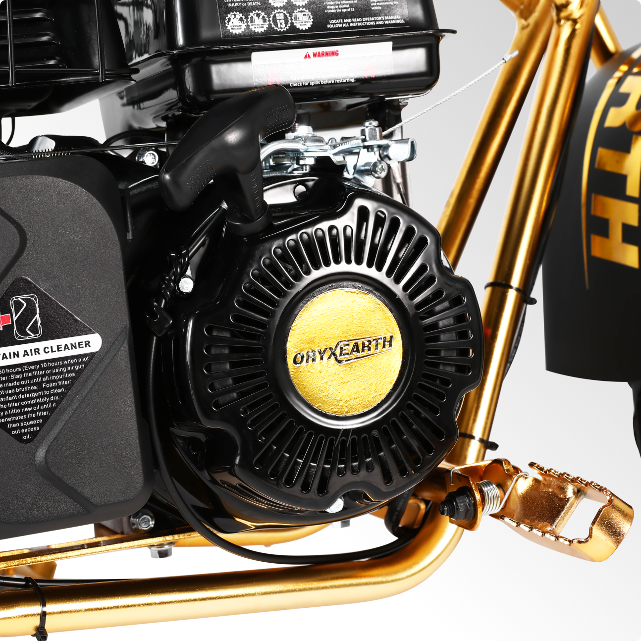 BRM100 Gas Mini Bike-Gold | Limited Edition,Top Speed 28 MPH