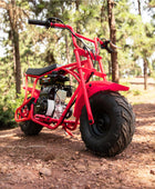 Oryxearth BRM100P-1 105CC Off-Road Gas Mini Bike for Adults & Teens, Red Edition, Up to 220 lbs