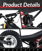 Oryxearth VRME1000-6 Lightweight Off-Road Electric Dirt Bike, For Teens & Adults