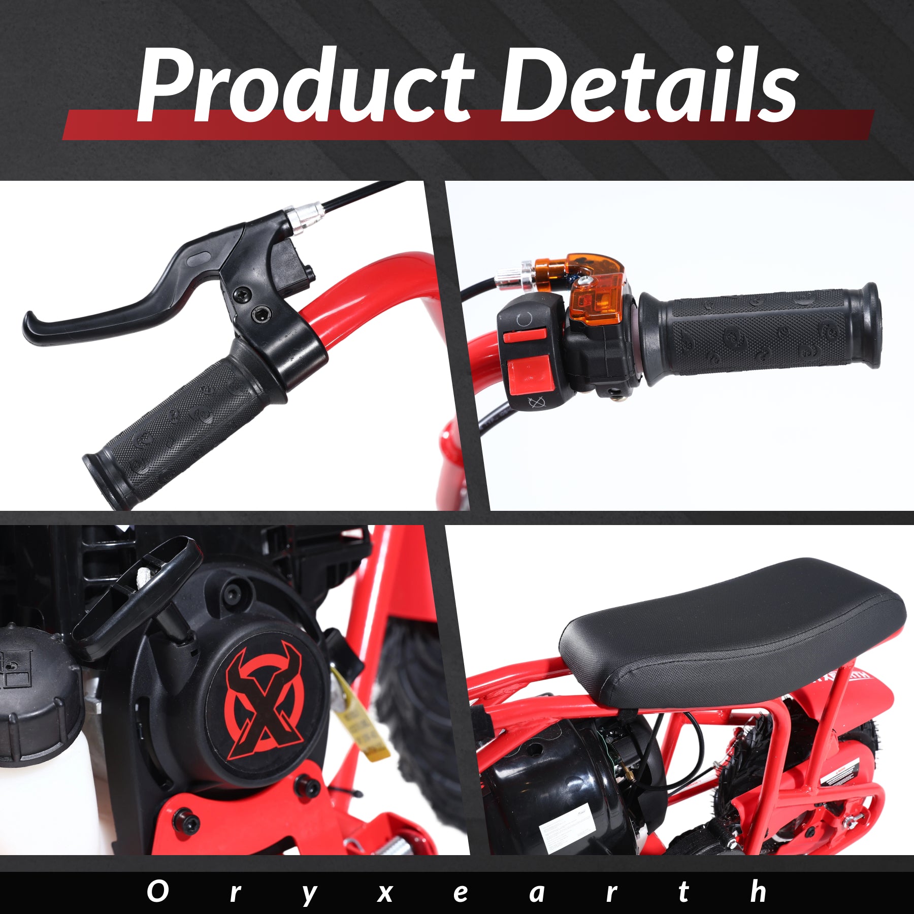 Oryxearth Moto BRM40-1 40cc Gas Mini Bike for Kids Ages 6+