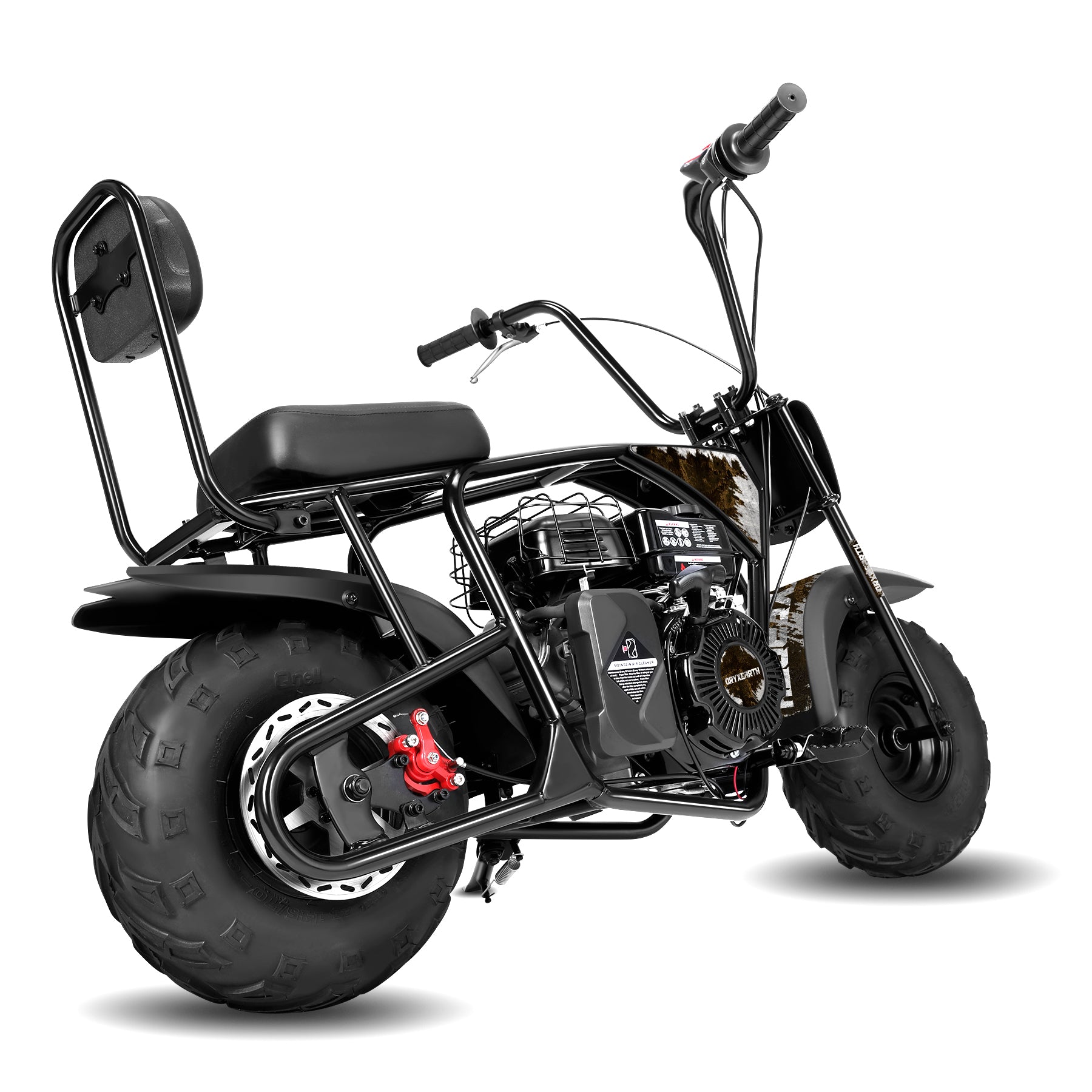 Oryxearth 99CC Gas Powered Mini Dirt Bike - Up to 24 MPH, 185 LBS Capacity