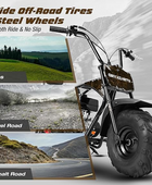 Oryxearth 99CC Mini-Dirtbike mit Benzinantrieb – bis zu 24 MPH, 185 Pfund Tragkraft