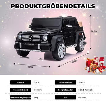 Mercedes-Maybach G650 Elektroauto für Kinder - ORYXEARTH - 12V Batterie - Geschwindigkeit 3-5 km/h
