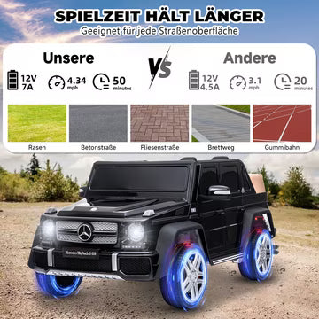 Mercedes-Maybach G650 Elektroauto für Kinder - ORYXEARTH - 12V Batterie - Geschwindigkeit 3-5 km/h