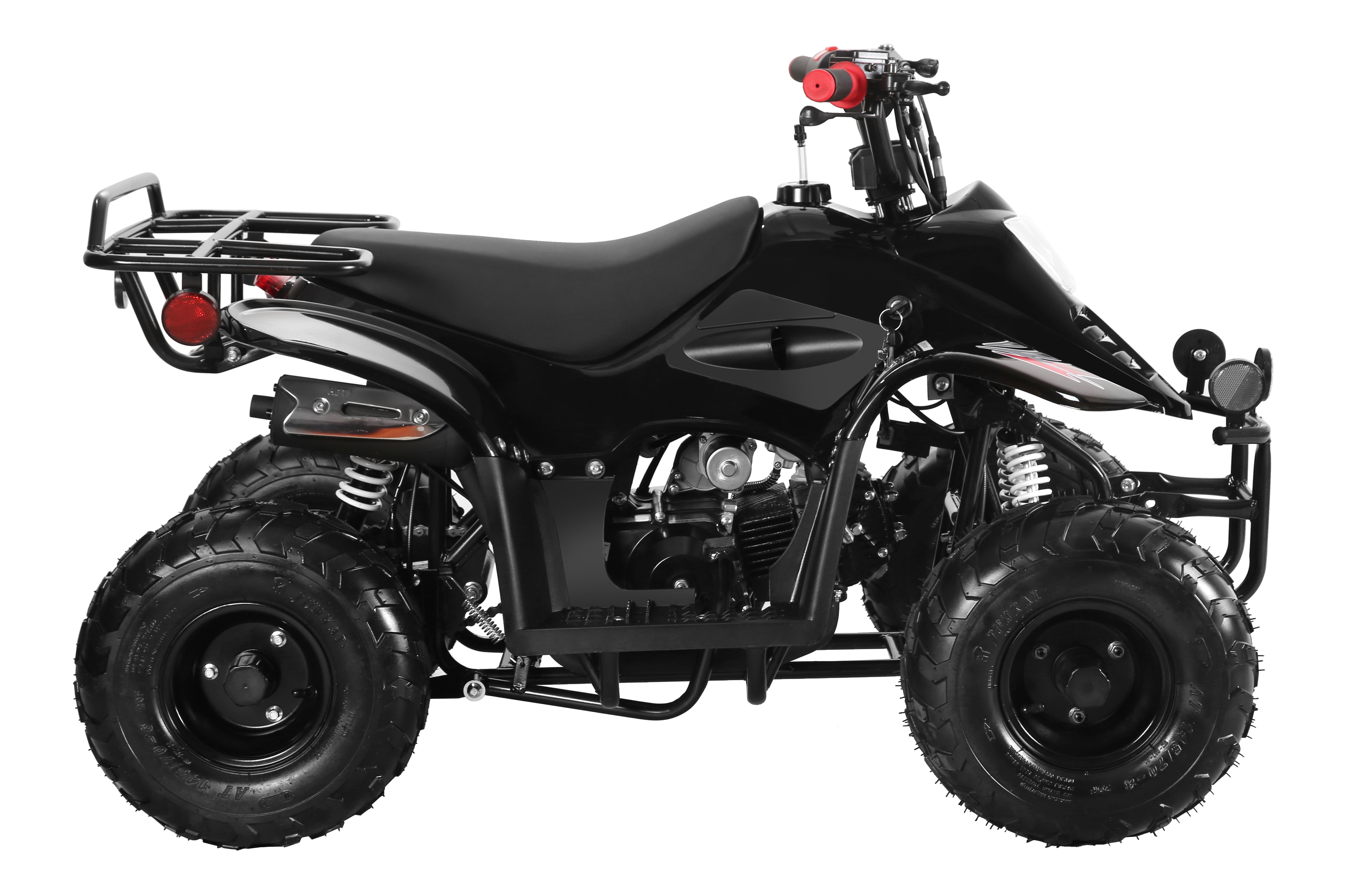 Coolster 110CC 4-Stroke Kids ATV, 10mph Max Speed, Front & Rear Disc Brakes, All-Terrain 4-Wheeler with LED Lights, Supports Up to 143 LBS
