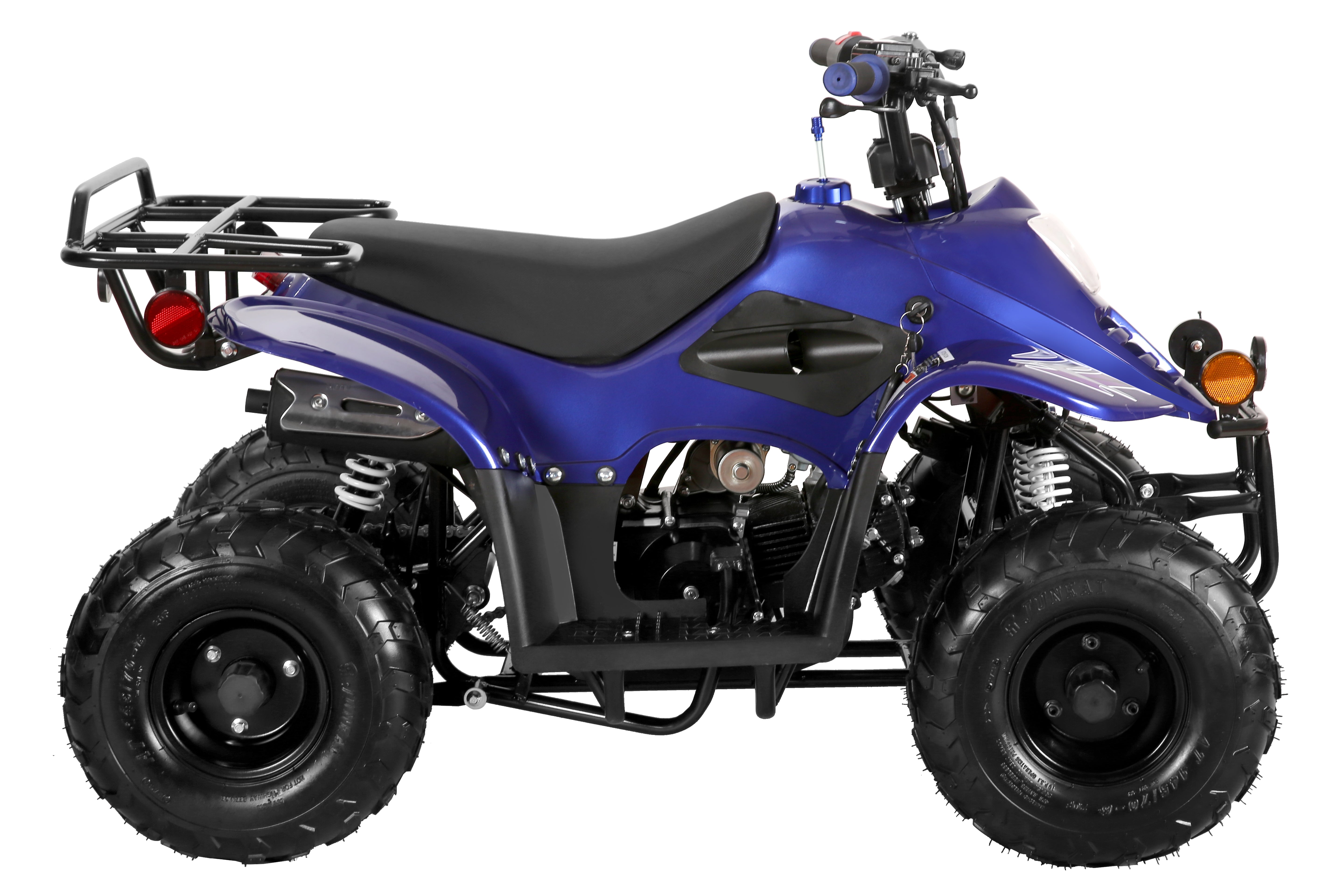 Coolster 110CC 4-Stroke Kids ATV, 10mph Max Speed, Front & Rear Disc Brakes, All-Terrain 4-Wheeler with LED Lights, Supports Up to 143 LBS