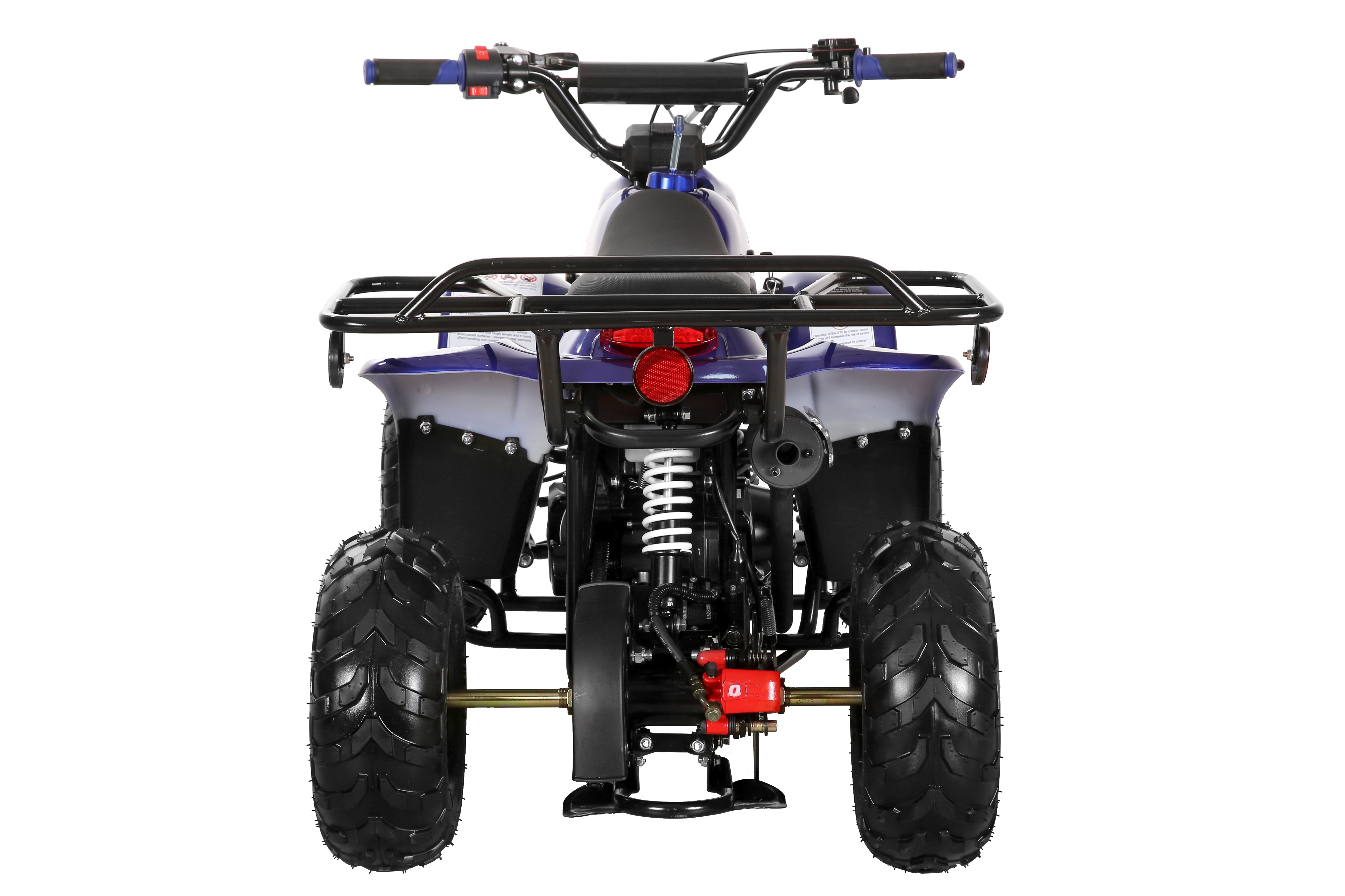 Coolster 110CC 4-Stroke Kids ATV, 10mph Max Speed, Front & Rear Disc Brakes, All-Terrain 4-Wheeler with LED Lights, Supports Up to 143 LBS