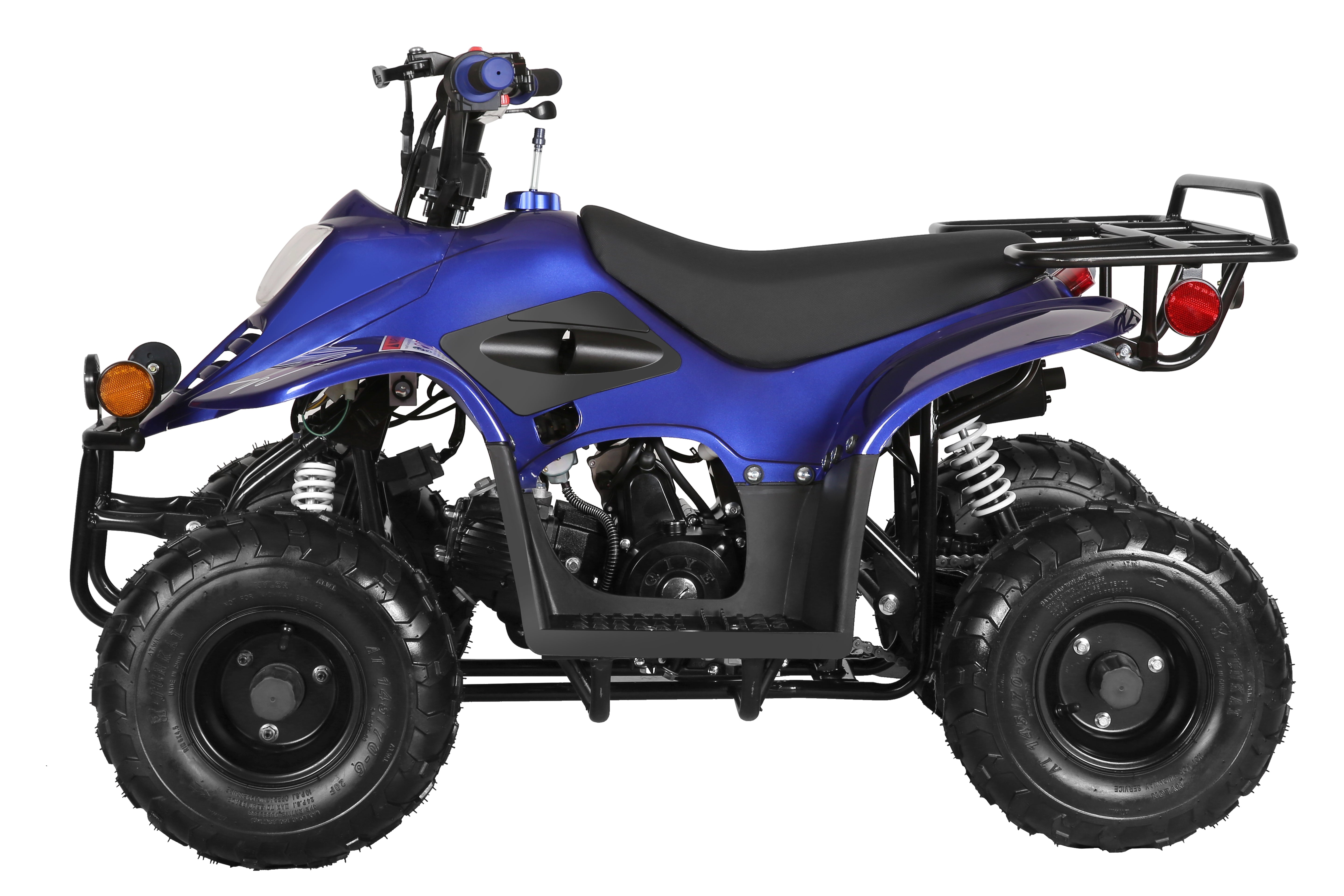 Coolster 110CC 4-Stroke Kids ATV, 10mph Max Speed, Front & Rear Disc Brakes, All-Terrain 4-Wheeler with LED Lights, Supports Up to 143 LBS