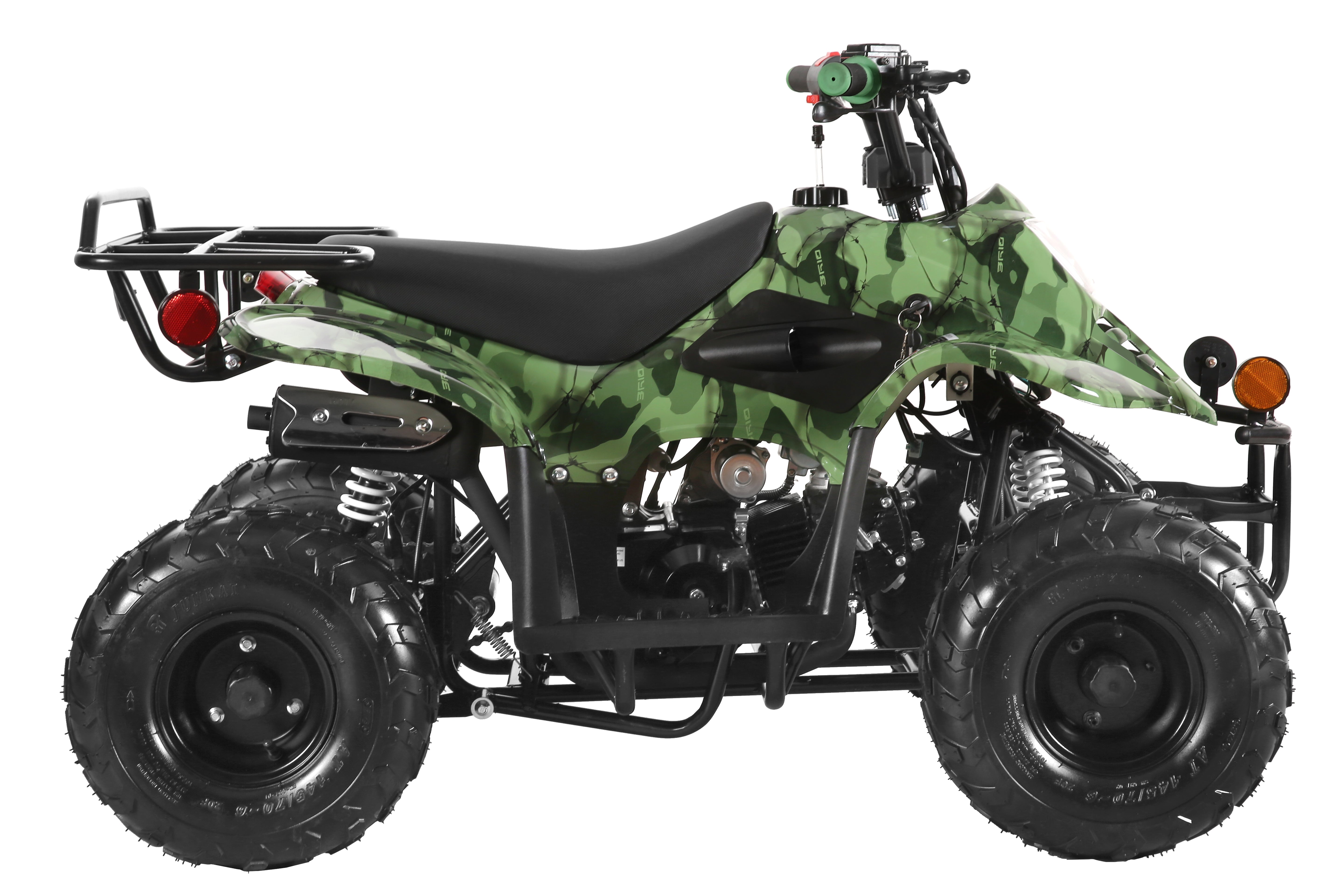 Coolster 110CC 4-Stroke Kids ATV, 10mph Max Speed, Front & Rear Disc Brakes, All-Terrain 4-Wheeler with LED Lights, Supports Up to 143 LBS