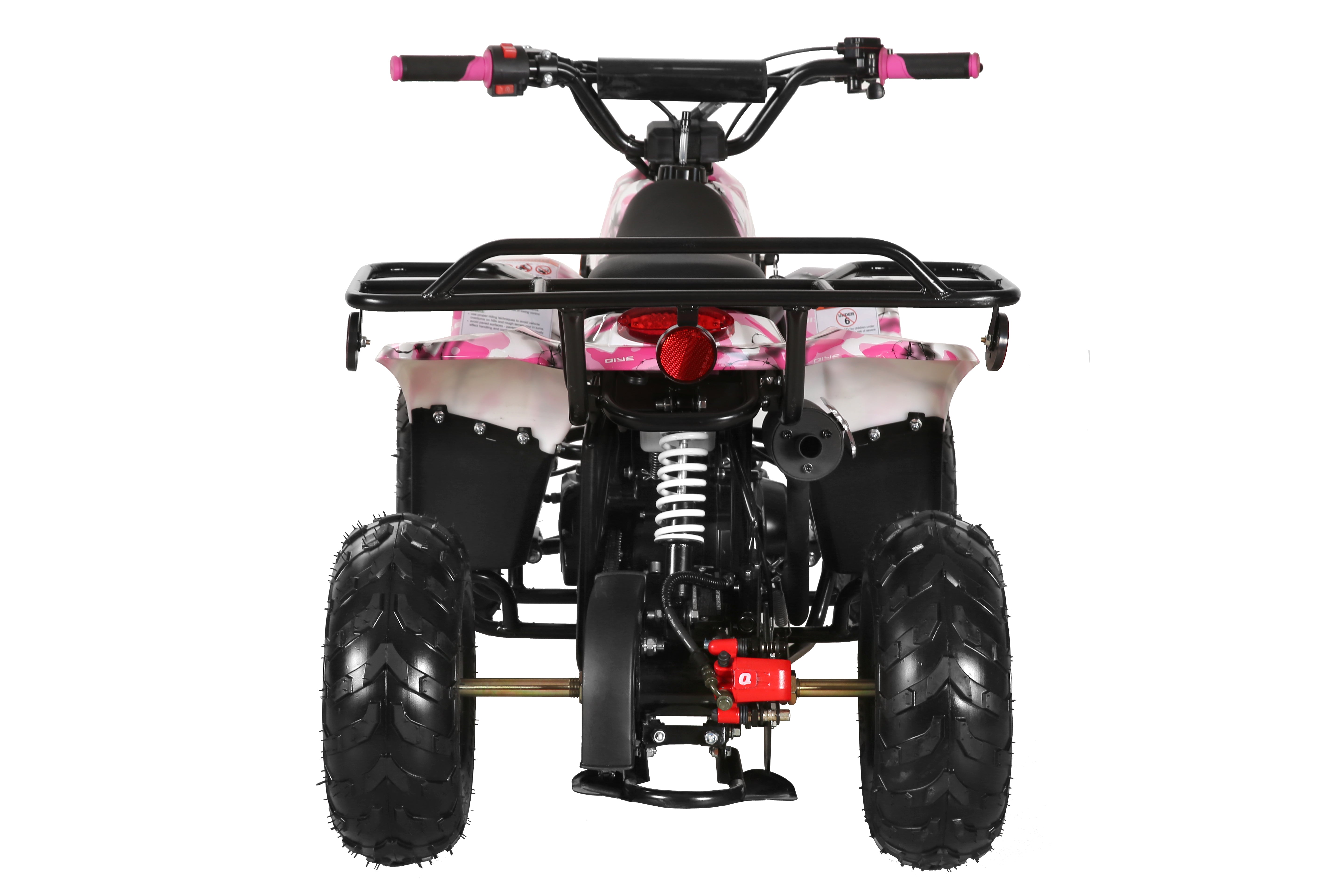 Coolster 110CC 4-Stroke Kids ATV, 10mph Max Speed, Front & Rear Disc Brakes, All-Terrain 4-Wheeler with LED Lights, Supports Up to 143 LBS